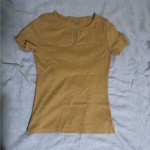 Tommy Hilfiger Tan Short Sleeve Tee